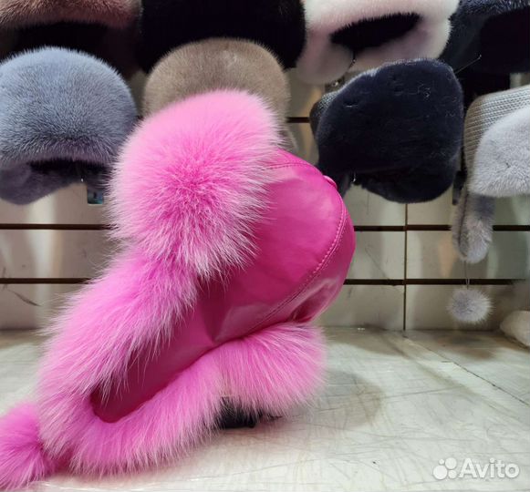 Шапка ушанка Зимушка песец