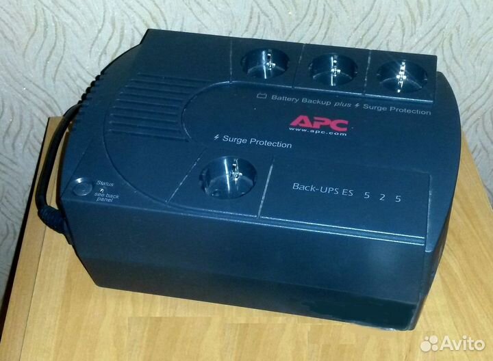 UPS APC Back 525BA в раб.сост+(новый аккумулятор)