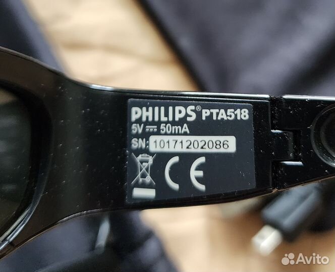 Активные 3D очки Philips PTA508 и PTA518