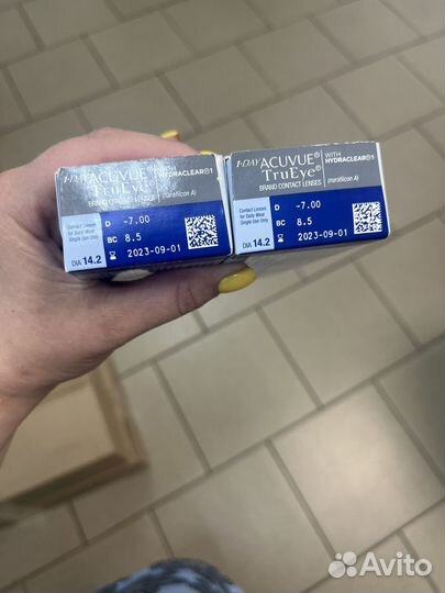 Линзы контактные