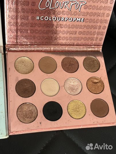 Палитра теней colour pop