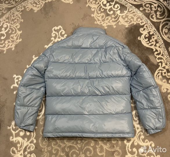 Пуховик moncler maya голубой