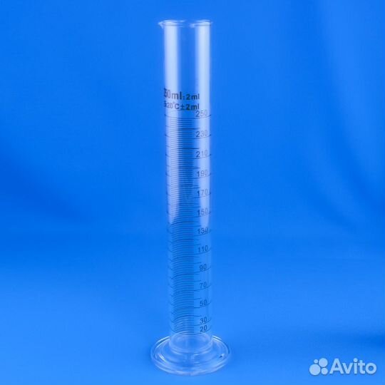 Цилиндр мерный 5drops 1-250-2, 250 мл, стекло Boro