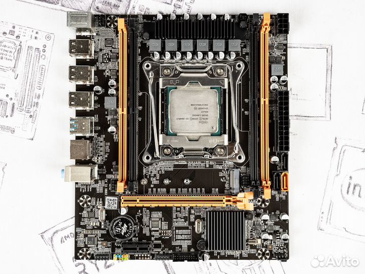 Комплект E5-2640v3 + 2011-V3/V4 + DDR4 16 Gb