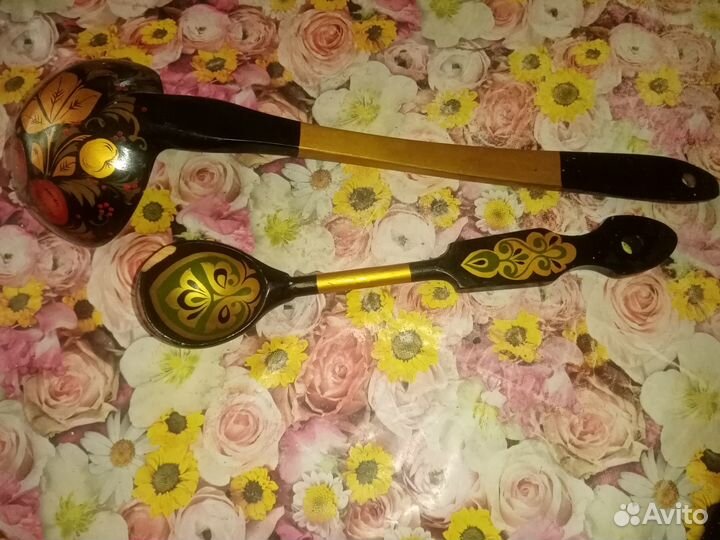 Хохломская роспись полковник винтаж СССР