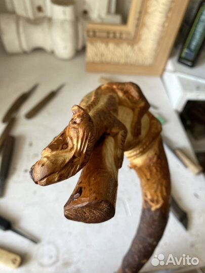 Трость из дерева