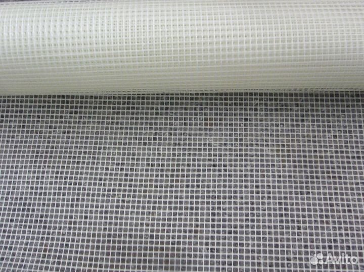 Сетка стеклотканевая для штукатурки 5x5мм 1x50м