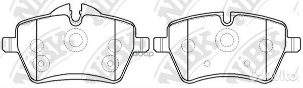 Колодки тормозные PN0504 NiBK