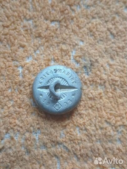 Пуговица Кригсмарине. 1938 год
