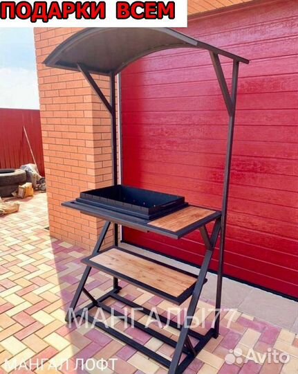 Кованные мангалы с крышей