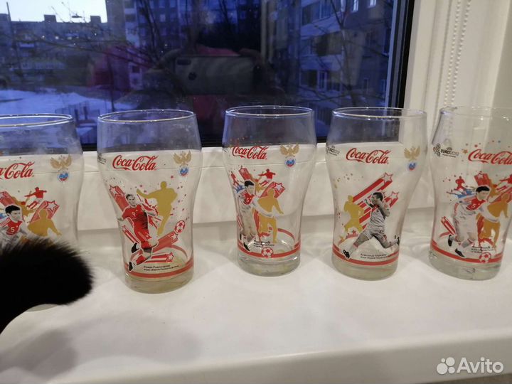 Стаканы coca cola. Футбол Евро 2012. Футболисты