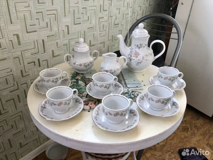 Сервиз кофейный Кольдиц Фарфор из гдр