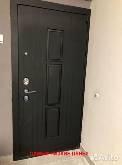 Тёплая дверь входная с терморазрывом с бесплатной
