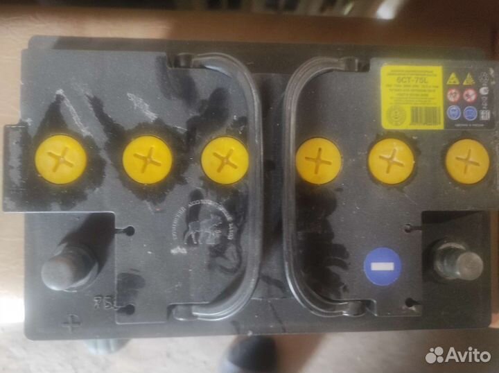 Аккумулятор автомобильный 75