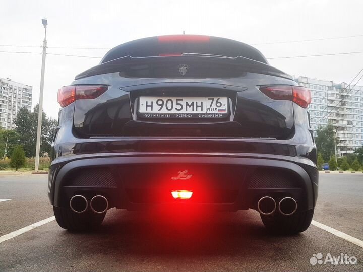 Спойлер infiniti fx35 fx37 fx50 fx30d (нижний)