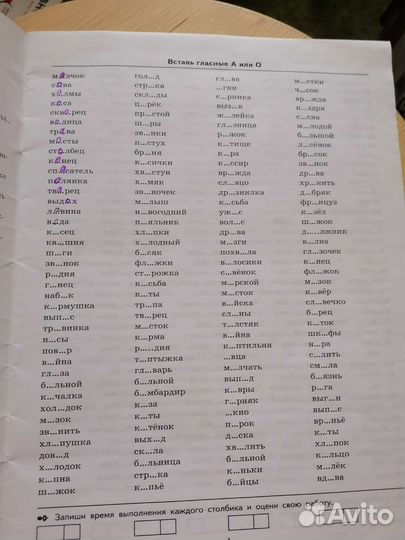 5000 примеров по русскому языку для 2 класса