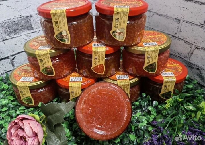 Красная икра в стекле 220гр