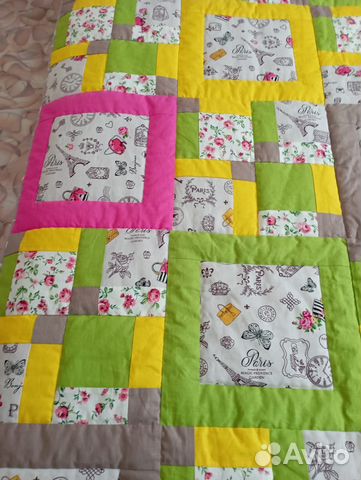 Лоскутное одеяло-покрывало