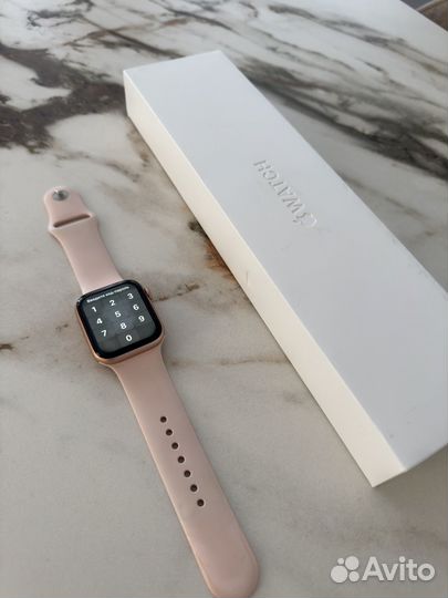 Apple Watch 6 44mm Rose gold (розовые) идеал