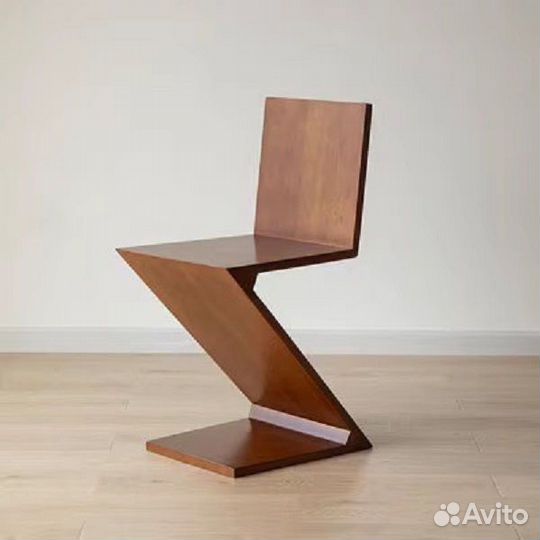 Стул деревянный дизайнерский Zigzag Chair