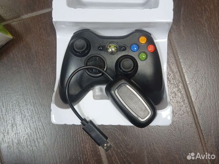Геймпад xbox 360 беспроводной с контроллером
