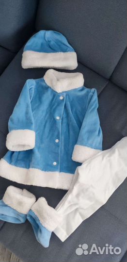 Костюм снегурочки детский