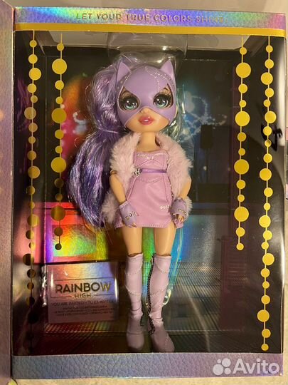 Кукла Rainbow High Costume Ball Violet Kitty