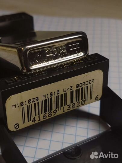 Зажигалка Zippo Slim Chrome Brass 97 год