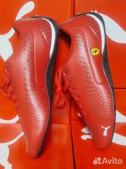 Кроссовки puma ferrari красные