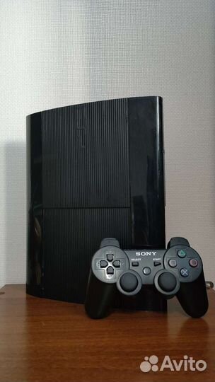 Ps3 super slim прошитая 50 игр (подарок ребенку)