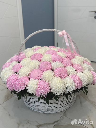 Большой букет цветы