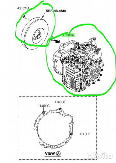 АКПП Kia K5 G4namh613761 2021