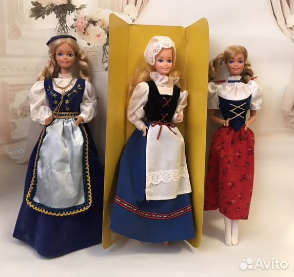 Barbie одежда 90х easter fun dress swiss