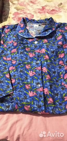 Халат женский фланелевый