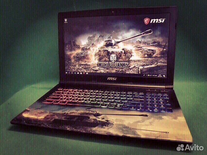 Игровой Ноутбук MSI/i7/8GB/GTX/SSD/15.6 IPS FHD