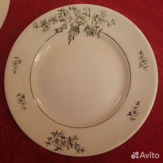 Тарелки фаянсовые Конаково