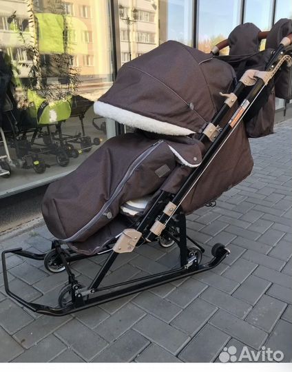 Санки коляска ника 7 8