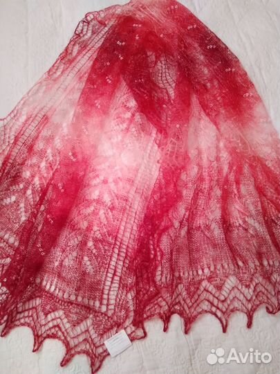 Палантин женский ручная работа