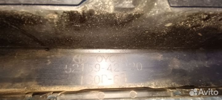 Юбка заднего бампера