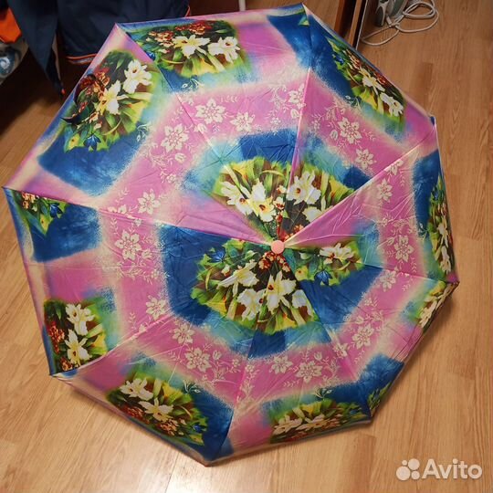 Зонт в цветочек