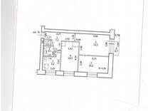 3-к. квартира, 53 м², 5/5 эт.