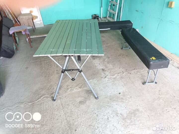 Продаем мебель для отдыха(стол и 2 скамьи)