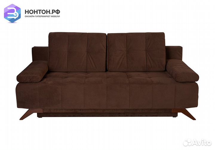 Диван еврокнижка Баден-Баден коричневый