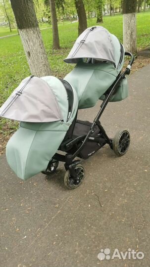 Коляска для двойни 2 в 1