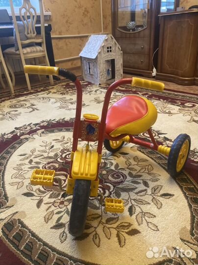 Детский трехколесный велосипед бу