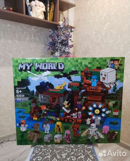 Конструктор аналог lego. Майнкрафт