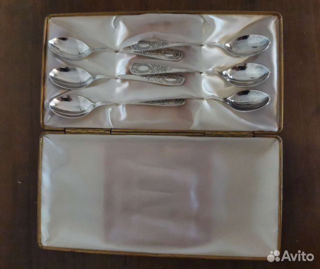 Набор посеребренных чайных ложек 6шт (новые)