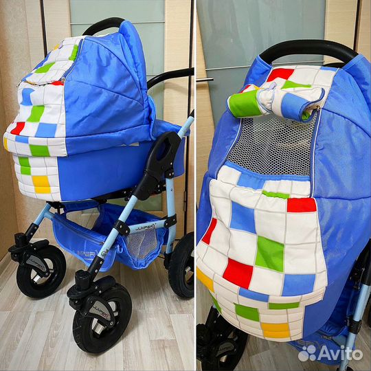Коляска 2 в 1, самая крепкая и надежная