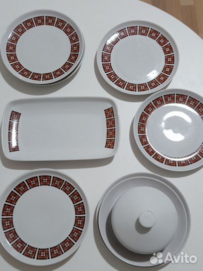 ГДР Фарфор *Шотландский*Кольдиц 2 предмета