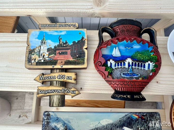 Магниты на холодильник города России